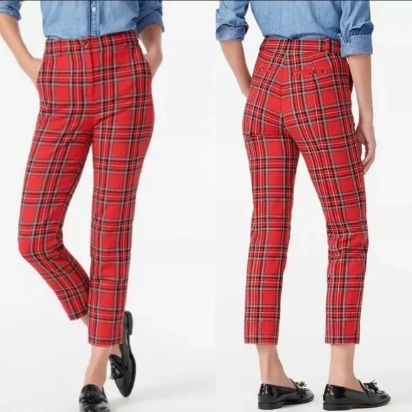 High-rise Cameron pant in red Stewart tartan - Picture 5 of 5